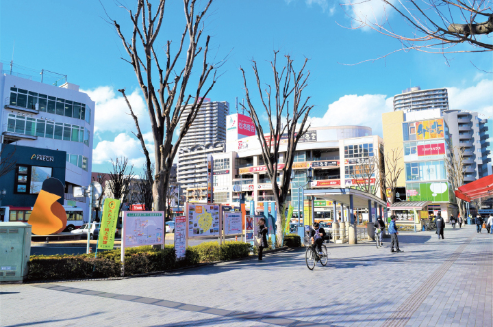 ふじみ野駅 西口 ロータリー